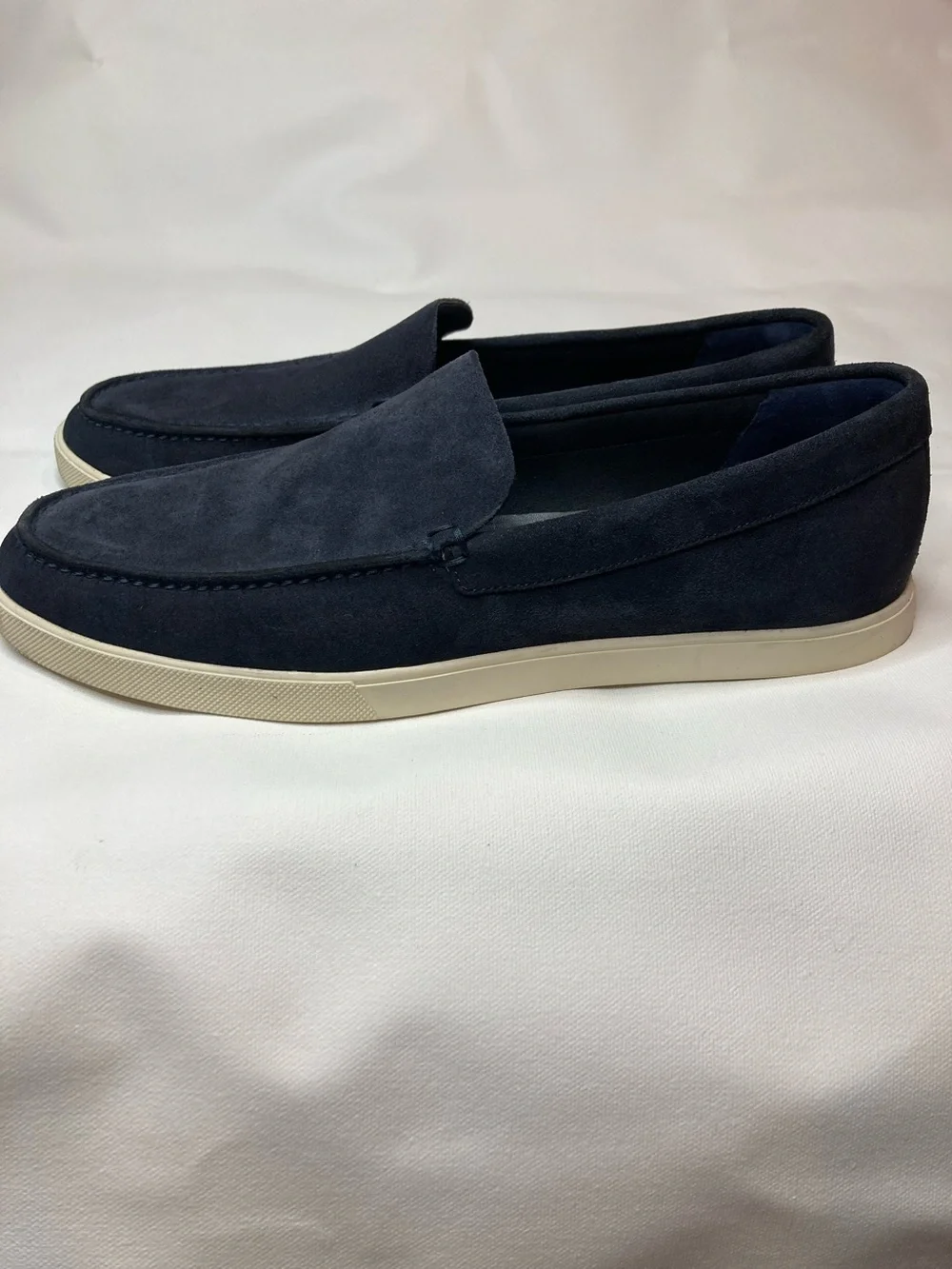 Vince Suede Slip-On Loafers in Navy